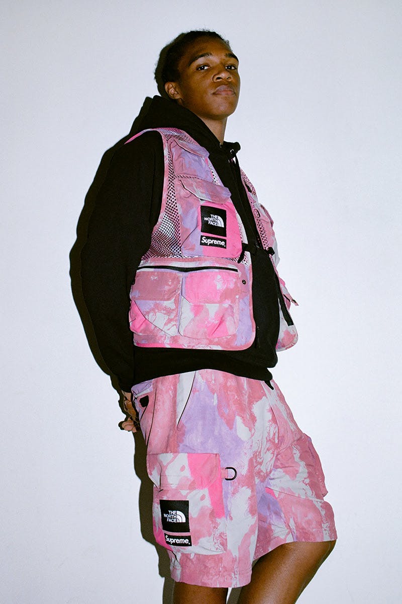 north face supreme utility vest